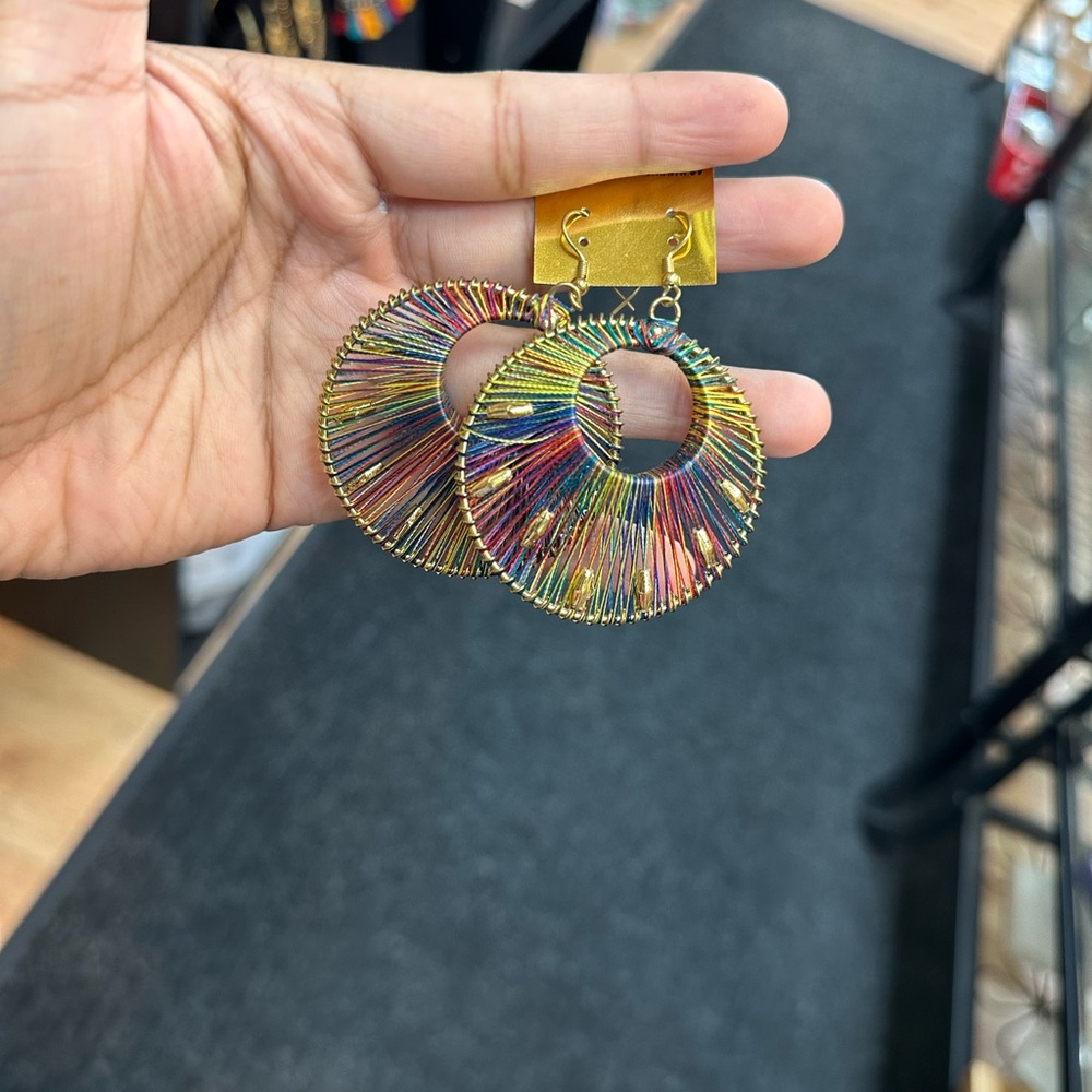 Colorful Hoop Earrings